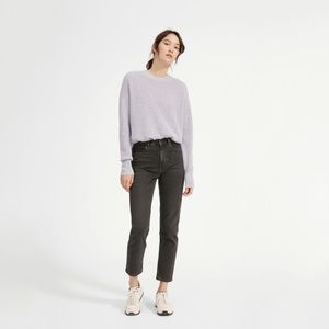 Everlane cashmere waffle crew sweater
